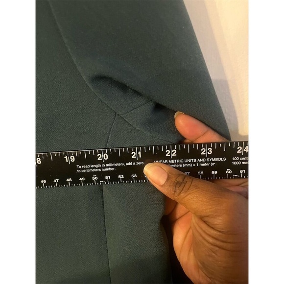 Banana‎ Republic Women's Petite Basic Jacket Teal Green Size 18 - Picture 8 of 9